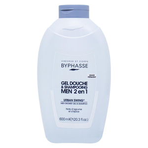 Гель-шампунь Byphasse Urban Swing для душа 2 в 1 мужской 600 мл