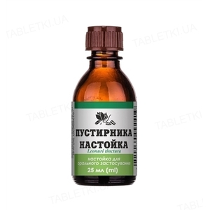 Пустирника настоянка по 25 мл у флаконі 1 шт. - Вішфа