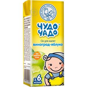 Сок Чудо-чадо виноградно-яблочный 200 мл