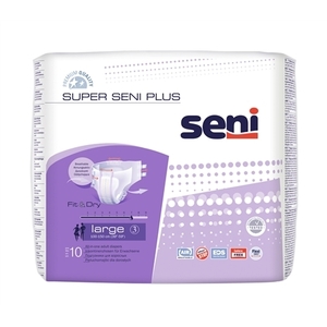 Подгузники для взрослых SENI PLUS 110-150см №10 large