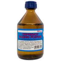 Перекис водню розчин 3% по 100 мл у скляному флаконі 1 шт. - Фітофарм