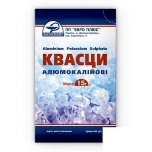 Квасци алюмокалієві 15г