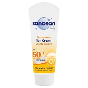 Крем Sanosan Baby детский солнцезащитный SPF 50 75мл