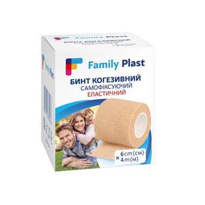 Бинт FP Family Plast когезивный самофиксирующийся 6см*4м