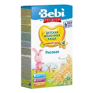 Каша Bebi молочна рис 250/200 г