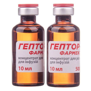 Гептор-Фармекс концентрат 500 мг/мл по 10 мл во флаконе 5 шт.