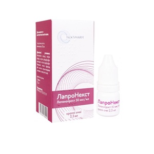 Лапронекст очні краплі 50 мкг/мф по 2,5 мл у флаконі 1 шт.
