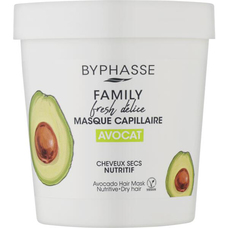 Маска Byphasse Family FRESH DELICE для сухих волос с авокадо 250 мл