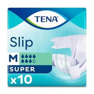 Подгузники TENA для взрослых Slip Super Medium 73-122 см №10