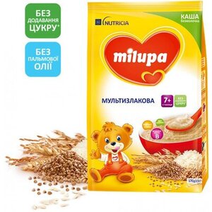 Каша Milupa безмолочна мультизлакова з 7 міс 170 г