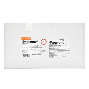Фленокс раствор для инъекций 4000 анти-Ха МЕ по 0.4 мл в шприце 50 шт.