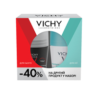 Промонабор Vichy дезодорантов мужской + женский 48 часов 2025