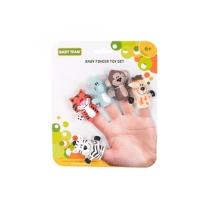 Набор игрушек Baby Team 8700 на пальцы Весёлая детвора пластик