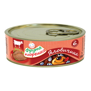 Пюре Фрута Пюрешка Говядина 120 г