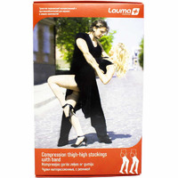 Чулки LAUMA компр. с резинк. с мыском р.4D натур. 2 кл. компр. мод. AG 309