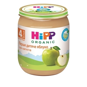 Пюре HiPP 4233 фруктовое Первое детское Яблоко 125 г