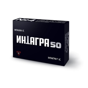 Интагра IC таблетки по 50 мг 4 шт. (2х2)