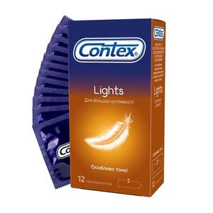Презервативы Contex Lights ультратонкие №12 (Ultra Thin)