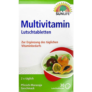 Вітаміни Sunlife Multivitamin таблетки д/розсм. №30