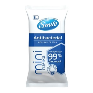 Салфетки влажные Smile Mini №8 с Д-пантенолом