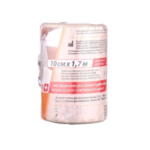 Бинт LAUMA еластичний Latex Free 10 см*1,7 м