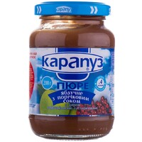 Пюре Карапуз яблочное с красносмородиновым соком 200 г