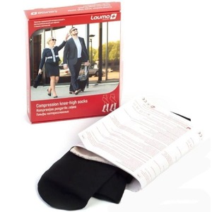 Гольфы LAUMA компр. с мыском AD207 2 кл. компр. черн. р.3D