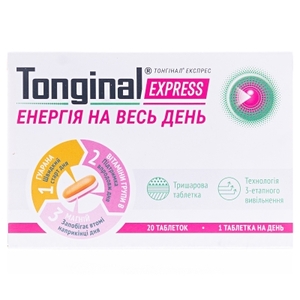 Тонгинал Экспресс таблетки 20 шт. (10х2)