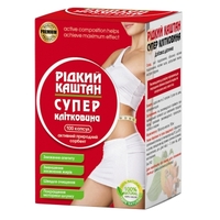 Жидкий каштан супер клетчатка капс. №100