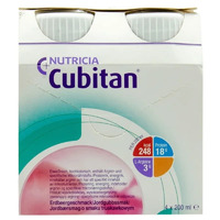 Ентеральне харчування Nutricia Cubitan зі смаком полуниці 4х200 мл