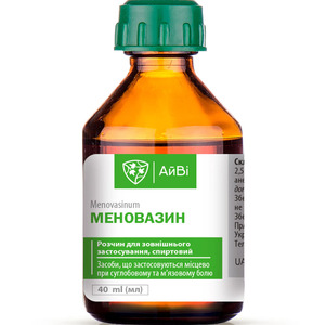 Меновазин р-н спирт. флак. 40мл ТМ АйВі