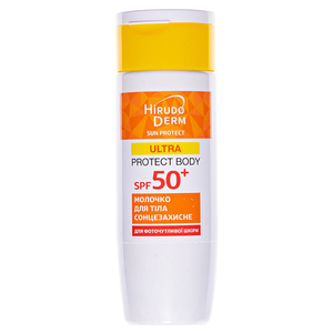 Молочко Hirudo Derm Sun Protect Ultra Protect Body солнцезащитное для тела SPF 50+ 150мл
