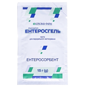 Энтеросгель паста 70 г/100 г по 15 г в пакетиках 15 шт.