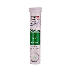 Вітаміни Swiss Energy Calcium шипучі таблетки №20