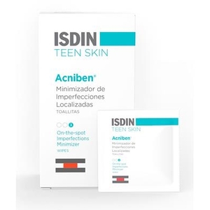 Салфетки ISDIN TEEN SKIN Acniben влажные очищающие поры для проблемной кожи №30