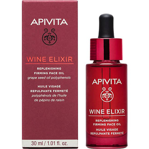 Масло Apivita WINE ELIXIR восстанавлив. против морщин с виноградом и оливой для лица 30мл
