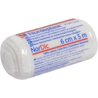 Бинт NORDEPLAST НорДик бавовняний з обробленим краєм 6см*5м