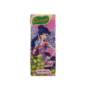 Нектар Winx Club яблучно-виноградний з білих сортів освітлений 200 мл