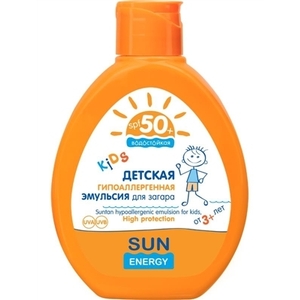 SunEnergy Kids эмульсия SPF50+ для загара 150мл