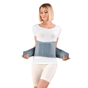 Корсет Алком 2057 ортопедический для поясницы 24 см (серый) р.2