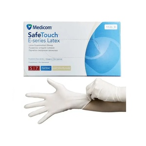 Рукавички Safe-Touch оглядові латексні нестерильні з пудрою S