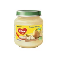 Пюре Milupa Груша и банан от 6 мес.125г