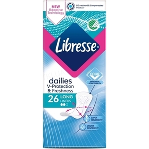 Прокладки Libresse Ежедневные Dailies Fresh Long №26