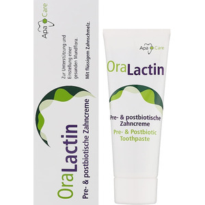 Зубна паста ApaCare з постбіотиками OraLactin 75 мл