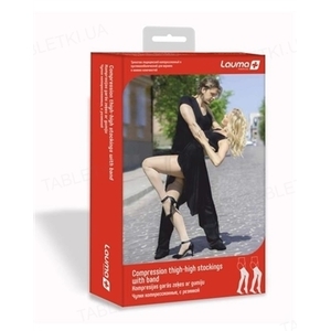 Чулки LAUMA компр. с резинк. б/мыска р.2К натур. 2 кл. компр. AG307