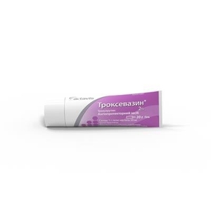 Троксевазин гель 2% по 20 г у тубах 1 шт.