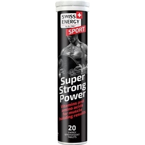 Вітаміни Swiss Energy Super Strong Power шипучі таблетки №20