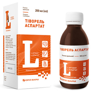 Тиворель аспартат р-р орал. полим. флак. 200мл Юрия-фарм