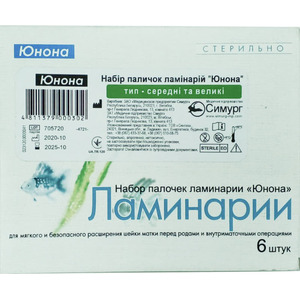 Набор палочек Ламинарии Юнона №6 сред.и больш.