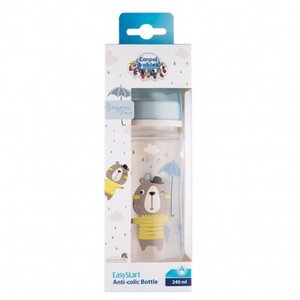 Бутылочка Canpol 35/232 антиколиковая Easystart Bonjour Paris 240 мл синяя